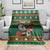 Personalized Radnorshire Wales Christmas Blanket Red-Tailed Hawk Design - Wonder Print Shop