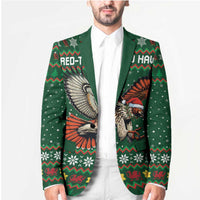 Personalized Radnorshire Wales Christmas Blazer Red-Tailed Hawk Design - Wonder Print Shop