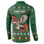 Personalized Radnorshire Wales Christmas Button Sweatshirt Red-Tailed Hawk Design - Wonder Print Shop