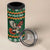 Personalized Radnorshire Wales Christmas 4 in 1 Can Cooler Tumbler Red-Tailed Hawk Design - Wonder Print Shop