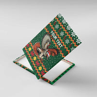 Personalized Radnorshire Wales Christmas Canvas Wall Art Red-Tailed Hawk Design - Wonder Print Shop