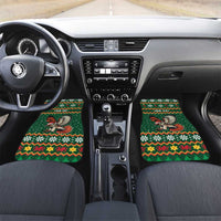 Personalized Radnorshire Wales Christmas Car Mats Red-Tailed Hawk Design - Wonder Print Shop