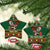 Personalized Radnorshire Wales Christmas Ceramic Ornament Red-Tailed Hawk Design - Wonder Print Shop