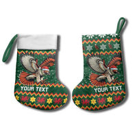 Personalized Radnorshire Wales Christmas Stocking Red-Tailed Hawk Design - Wonder Print Shop