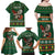 Personalized Radnorshire Wales Christmas Family Matching Off Shoulder Maxi Dress and Hawaiian Shirt Red-Tailed Hawk Design - Wonder Print Shop