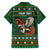 Personalized Radnorshire Wales Christmas Family Matching Off Shoulder Maxi Dress and Hawaiian Shirt Red-Tailed Hawk Design - Wonder Print Shop