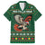 Personalized Radnorshire Wales Christmas Family Matching Summer Maxi Dress and Hawaiian Shirt Red-Tailed Hawk Design - Wonder Print Shop