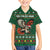 Personalized Radnorshire Wales Christmas Family Matching Summer Maxi Dress and Hawaiian Shirt Red-Tailed Hawk Design - Wonder Print Shop