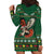 Personalized Radnorshire Wales Christmas Hoodie Dress Red-Tailed Hawk Design - Wonder Print Shop
