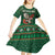 Personalized Radnorshire Wales Christmas Kid Short Sleeve Dress Red-Tailed Hawk Design - Wonder Print Shop