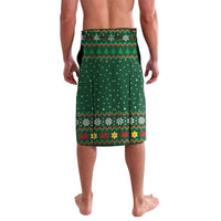 Personalized Radnorshire Wales Christmas Lavalava Red-Tailed Hawk Design - Wonder Print Shop