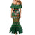 Personalized Radnorshire Wales Christmas Mermaid Dress Red-Tailed Hawk Design - Wonder Print Shop