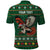 Personalized Radnorshire Wales Christmas Polo Shirt Red-Tailed Hawk Design - Wonder Print Shop