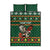 Personalized Radnorshire Wales Christmas Quilt Bed Set Red-Tailed Hawk Design - Wonder Print Shop