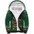 Personalized Radnorshire Wales Christmas Sherpa Hoodie Red-Tailed Hawk Design - Wonder Print Shop