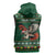 Personalized Radnorshire Wales Christmas Sleeveless Zip Hoodie Red-Tailed Hawk Design - Wonder Print Shop
