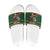 Personalized Radnorshire Wales Christmas Slide Sandals Red-Tailed Hawk Design - Wonder Print Shop