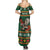 Personalized Radnorshire Wales Christmas Summer Maxi Dress Red-Tailed Hawk Design - Wonder Print Shop