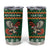 Personalized Radnorshire Wales Christmas Tumbler Cup Red-Tailed Hawk Design - Wonder Print Shop
