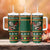 Personalized Radnorshire Wales Christmas Tumbler With Handle Red-Tailed Hawk Design - Wonder Print Shop