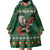 Personalized Radnorshire Wales Christmas Wearable Blanket Hoodie Red-Tailed Hawk Design - Wonder Print Shop