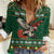 Personalized Radnorshire Wales Christmas Women Casual Shirt Red-Tailed Hawk Design - Wonder Print Shop