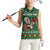 Personalized Radnorshire Wales Christmas Women Sleeveless Polo Shirt Red-Tailed Hawk Design - Wonder Print Shop
