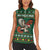 Personalized Radnorshire Wales Christmas Women Sleeveless Polo Shirt Red-Tailed Hawk Design - Wonder Print Shop