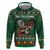 Personalized Radnorshire Wales Christmas Zip Hoodie Red-Tailed Hawk Design - Wonder Print Shop