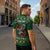 Personalized Radnorshire Wales Christmas Zipper Polo Shirt Red-Tailed Hawk Design - Wonder Print Shop