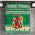 Personalized Wales Christmas Bedding Set Cute Red Welsh Dragon and Daffodils - Wonder Print Shop
