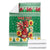Personalized Wales Christmas Blanket Cute Red Welsh Dragon and Daffodils - Wonder Print Shop