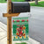 Personalized Wales Christmas Garden Flag Cute Red Welsh Dragon and Daffodils - Wonder Print Shop