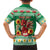 Personalized Wales Christmas Kid Hawaiian Shirt Cute Red Welsh Dragon and Daffodils - Wonder Print Shop