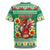 Personalized Wales Christmas Rugby Jersey Cute Red Welsh Dragon and Daffodils - Wonder Print Shop