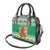 Personalized Wales Christmas Shoulder Handbag Cute Red Welsh Dragon and Daffodils - Wonder Print Shop