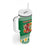 Personalized Wales Christmas Tumbler With Handle Cute Red Welsh Dragon and Daffodils - Wonder Print Shop