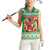 Personalized Wales Christmas Women Sleeveless Polo Shirt Cute Red Welsh Dragon and Daffodils - Wonder Print Shop