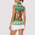Personalized Wales Christmas Women Sleeveless Polo Shirt Cute Red Welsh Dragon and Daffodils - Wonder Print Shop