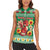 Personalized Wales Christmas Women Sleeveless Polo Shirt Cute Red Welsh Dragon and Daffodils - Wonder Print Shop