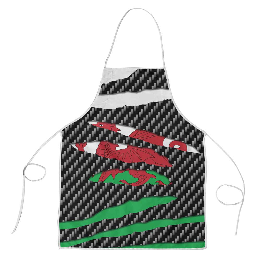 Wales Beast Apron Ripped Flag Graphic - Wonder Print Shop