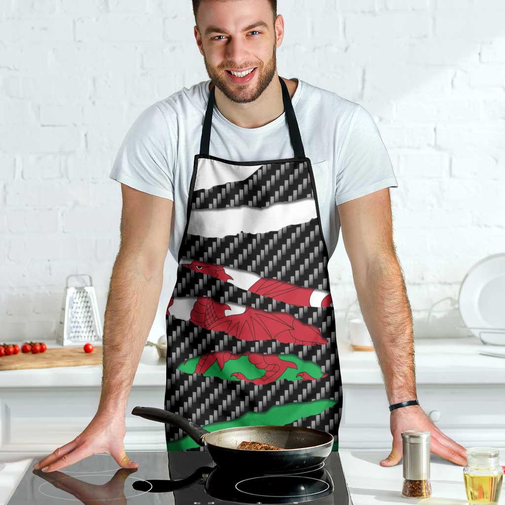 Wales Beast Apron Ripped Flag Graphic - Wonder Print Shop