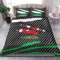 Wales Beast Bedding Set Ripped Flag Graphic - Wonder Print Shop