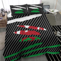 Wales Beast Bedding Set Ripped Flag Graphic - Wonder Print Shop