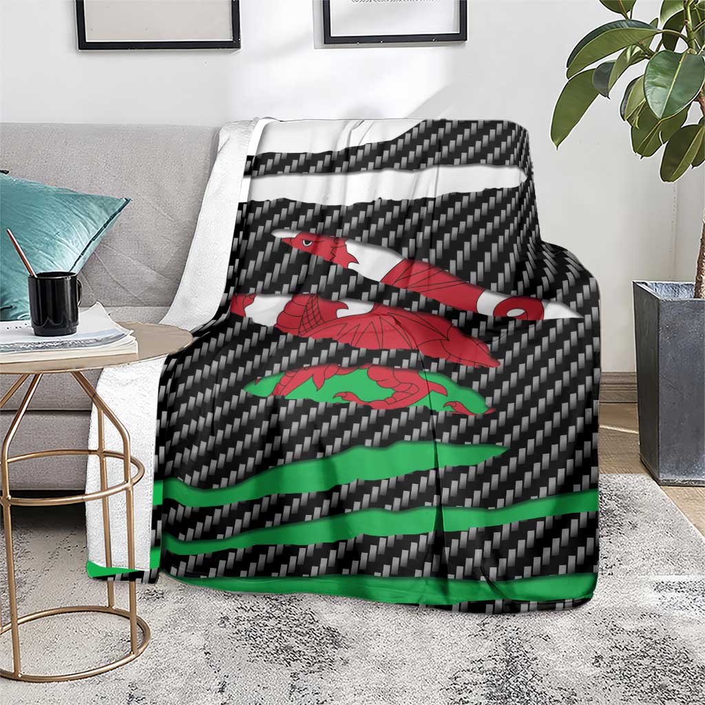 Wales Beast Blanket Ripped Flag Graphic - Wonder Print Shop