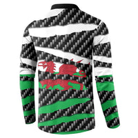 Wales Beast Button Sweatshirt Ripped Flag Graphic - Wonder Print Shop