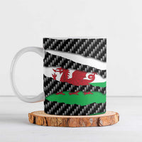 Wales Beast Ceramic Mug Ripped Flag Graphic - Wonder Print Shop