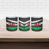 Wales Beast Ceramic Mug Ripped Flag Graphic - Wonder Print Shop