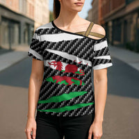 Wales Beast Cross Shoulder Shirt Ripped Flag Graphic - Wonder Print Shop
