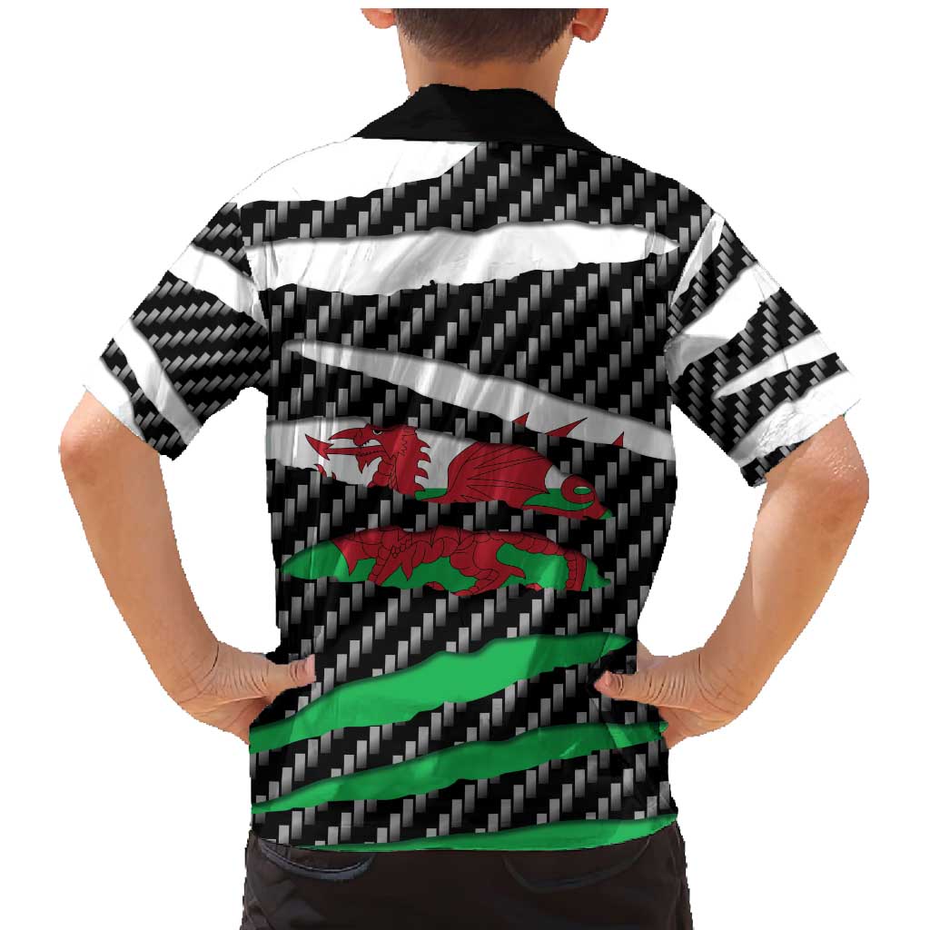 Wales Beast Family Matching Mermaid Dress and Hawaiian Shirt Ripped Flag Graphic - Wonder Print Shop
